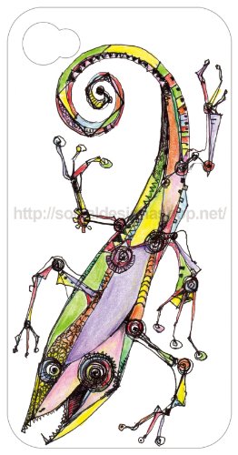 003）『tokage』（吉田賢司）アマゾン限定 iPhone4,4S対応ホワイトケース（social　design　shop）
