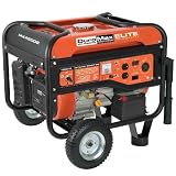DuroMax Elite MX4500E 4,500 Watt 7 HP OHV 4-Cycle Gas Powered Portable Generator With Wheel Kit & Electric Start