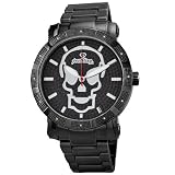 Just Bling Men's JB-8100-G Skull Diamond Watch