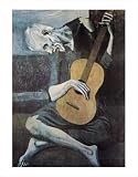 The Old Guitarist by Pablo Picasso poster print,21.9 in. x 28 in.