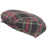 family-plaid newsboy cap