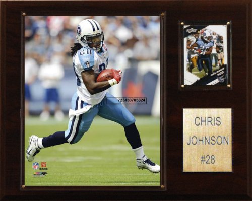 NFL Chris Johnson Tennessee Titans Player Plaque