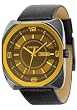 Diesel #DZ1187 Men's Wide Case Day Date Leather Strap Watch