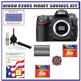 Nikon D300s Digital SLR Camera + 3-Year Warranty + Two (2) 8GB Card + EN-EL3e Battery Packs + Starter Accessory Kit