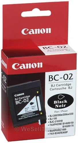 Genuine NEW Canon BC02 0881A003 Black Ink Cartridge