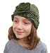 Handmade Alpaca Natural Fiber Hat for Girls - Soft Emerald Green (Crocheted B...