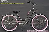 Aluminum Frame, Fito Verona Aluminum Alloy Shimano 3-speed women's Grey/Pink Beach Cruiser Bike Bicycle Micargi Firmstrong Schwinn Style
