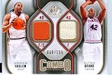 2009 SP Game Used Authentic Udonis Haslem & Elton Brand Dual Game Worn Jersey Card