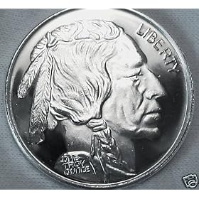 Buffalo Design 1 oz (.999) Fine Silver Round