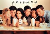 Posters: Friends Poster - Group With Milkshakes (39 x 28 inches)