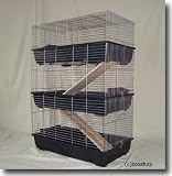 Eigenschaften Zoo-Shop  / 3 Stöckiger Nagerkäfig 100cm für Kaninchen oder Meeris