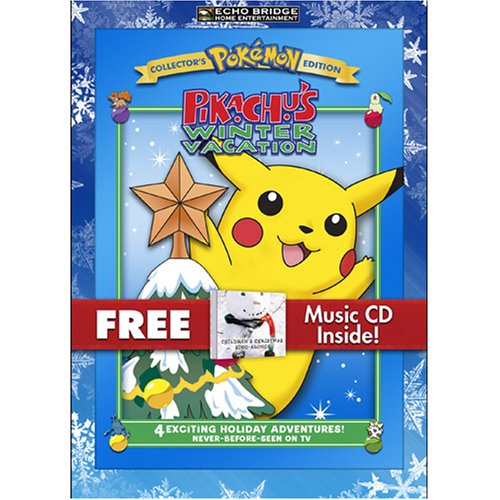 CD-Charts  Music : Pokemon Pikachu's Winter Vacation (REGION 1) (NTSC)