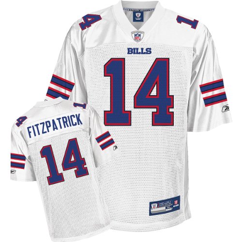 Reebok Buffalo Bills Ryan Fitzpatrick Replica White Jersey Extra Large