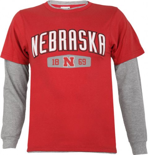 Buy Nebraska Cornhuskers Vapor Double Layer Long Sleeve Thermal T-Shirt