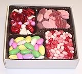IMAGE OF Scott's Cakes Large 4-Pack Smoochie Lips, Valentine Mix, Valentine Beans, & Jordan Almonds
