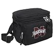 Mississippi State University Lunch Box Cooler Bag Insulated Mississippi State - Top Quality Unique Lunchbox or Sophisticated Black Travel Bag - OFFICIAL NCAA COLLEGE LOGO Merchandise