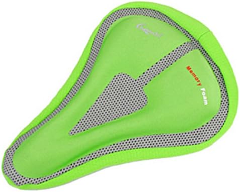 WantDo Outdoors Cycling Mountain Bike Bicycle 3D Memory Foam Saddle Bicycle Saddle(Green)