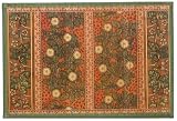 Laser Printed Split Bamboo Rose Hips Placemat 18" x 12" Set / 6