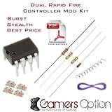 Turbo Xbox 360 Modded Controller Dual Rapid Fire Mod Kit w/ Burst Mode and  ....