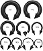 BLACK PVD COATED SPIKE HORSESHOE HSSP18BK -18G 3/8" 3MM SPIKE