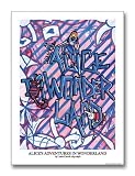 Graffiti Classics Literature Laminated Educational Poster. Eco-friendly, Art Print. Featuring: Alice in Wonderland