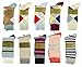 Fine Fit Mens Designer Dress Socks Argyle & Striped Size 10-13 (10 Pairs)