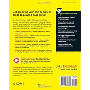 Bass Guitar For Dummies, Book + Online Video & Audio Instruction