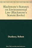 Blackstone's statutes on environmental law