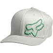 Fox Racing Muggin '10 Men's Flexfit Sportswear Hat w/ Free B&F Heart Sticker Bundle - Grey