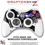 Abstract 02 Purple Skin by WraptorSkinz TM fits XBOX 360 Wireless Controller (CONTROLLER NOT INCLUDED)