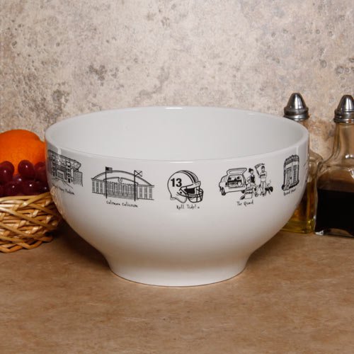 Alabama Crimson Tide Campus Tradition Porcelain Serving Bowl