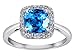 1.54 cttw 10k White Gold Classic Cushion Cut title=