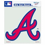 MLB Atlanta Braves 8-by-8 Inch Diecut Colored Decal