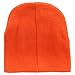 DALIX Solid Color Beanie Cap 8 inch Winter Hat Warm Snowboard Ski Hat Orange