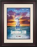 Framed 10.5 x 14 Super Bowl XXIII Program Print | Details: 1989, 49ers vs Bengals