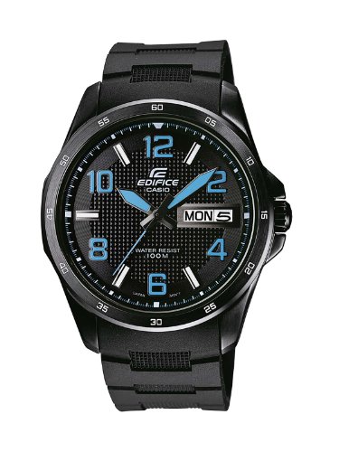 Casio EDIFICE EF-132PB-1A2VER - Reloj analógico de cuarzo para hombre, correa de resina color negro Casio EDIFICE EF-132PB-1A2VER - Reloj analógico de cuarzo para hombre, correa de resina color negro