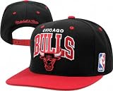 Mitchell And Ness Chicago Bulls Nba Snapback Cap Black 0