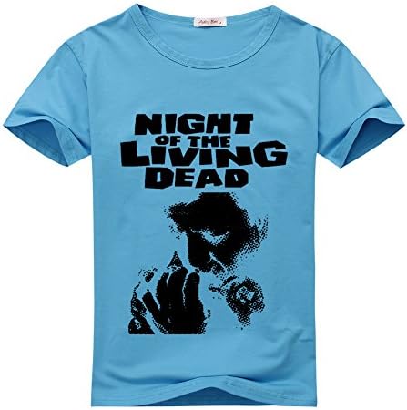 NOBITA Fashion Customized Night of the Living Dead 5 Kid's Classic T-shirt Medium/7Y-8Y Light Blue