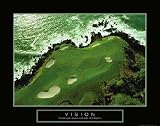 Vision - Golf Course - Artist: Angelica - Art Print Poster Size: 28.00 by 22.00 inches