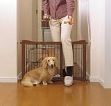 Richell Wood Pet Sitter Gate Autumn Matte Finish