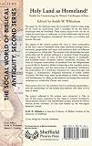 Holy land as homeland? : models for constructing the historic landscapes of Jesus