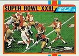 1989 Topps #1 Super Bowl XXIII / Joe Montana (49ers 20 Bengals 16)(Football Cards)