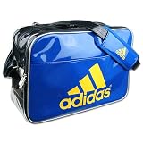 adidas アディダス 2010MODEL《Mサイズ：ブルー》エナメル ショルダーバッグ Z7678-E37242