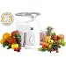 Biggest Loser AJ-1400-BL 2-in-1 Double-Up 2-Speed Fruit-and-Vegetable Processor and Juicer
