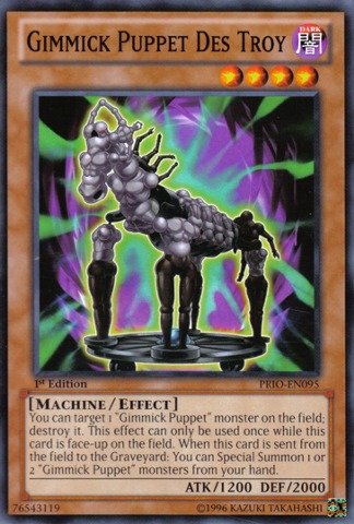 Yu-Gi-Oh! - Gimmick Puppet Des Troy (PRIO-EN095) - Primal Origin - 1st Edition - Common