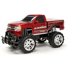 1:8 Scale Radio Control Full Function Silverado Off Road (Colors May Vary) by New Bright