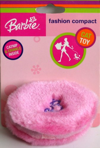 Kitchen: Barbie   Plush Fashion Compact Cat Toy w Catnip & Crinkle Inside.