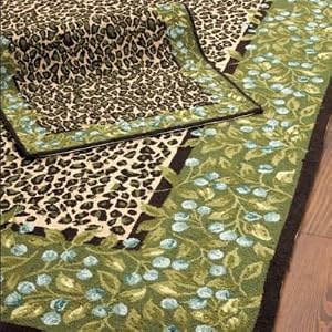 Savannah Rug Red 6' x 9'- Ballard Designs
