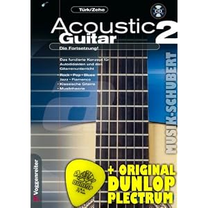 51 n3NmQHIL. SL500 AA300  Acoustic Guitar Band 2 (+CD) inkl. Plektrum   die Fortsetzung des neue Weges zur Gitarre für Selbststudium und Unterricht mit Stücken aus Rock, Pop, Blues, Jazz, Flamenco und Klassik  (Taschenbuch) von Ullrich Türk und Helmut Zehe (Noten/Sheetmusic)