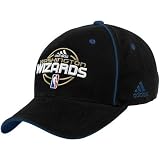 adidas Washington Wizards Black Team Colors Official Adjustable Hat